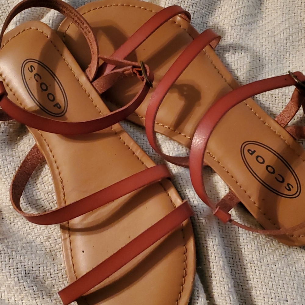 Scrappy Brown Sandals